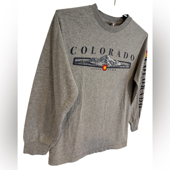 Gray Colorado Long Sleeve Shirt, Youth Small - Picture 3 of 8